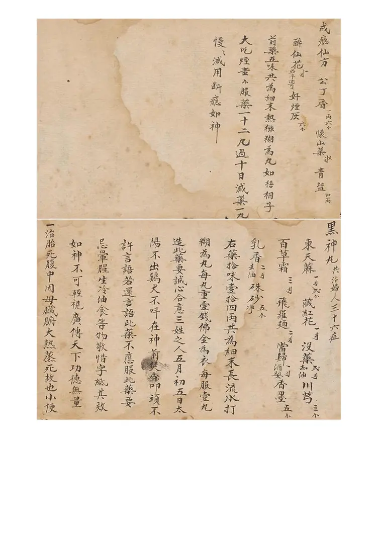 济世药方手抄珍藏24页 济世药方手抄珍藏24页