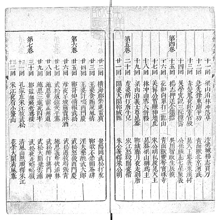 945 新刻全像水滸傳一百十五回　崇禎中富沙劉氏刊本