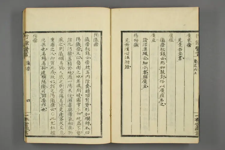 天一本堂行余医言卷六