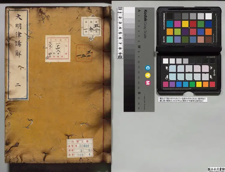 大明律講解 訓点者荻生北渓 朝鮮刊本