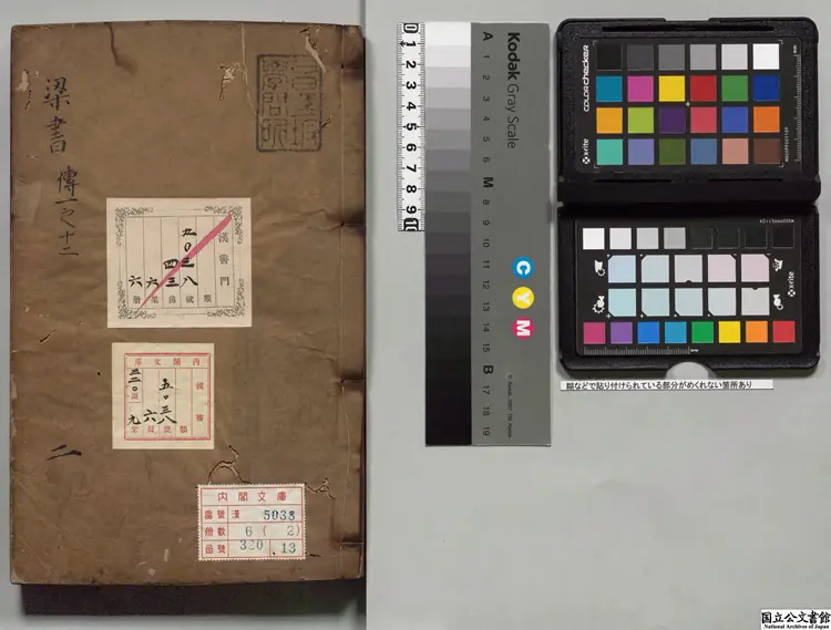 梁書  選者姚思廉（唐）明万暦03年南監刊本