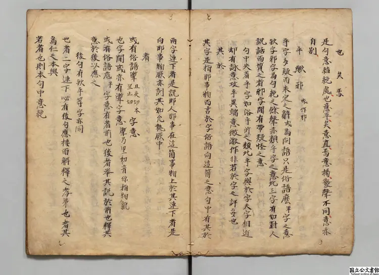 助語辞 選者盧以緯（明）／校訂者胡文煥（明）江戸写本