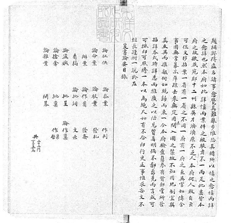 315 爰書論要不分卷　鈔本