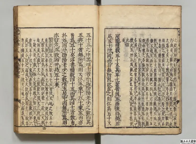 新刻性理大全 選者胡広（明）／訓点者小出立庭 承応02年刊本