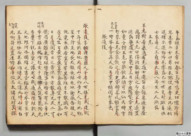 広列仙伝 著者張文介(明)江戸写本 広列仙伝 著者張文介(明)江戸写本