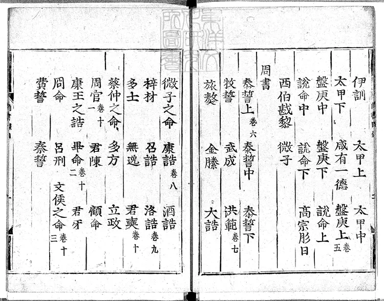 34 尚書十三卷　元和中古活字印本