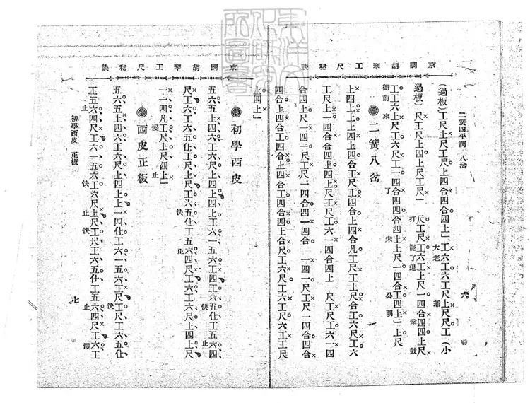 805 京調胡琴工尺祕訣一卷　民國十六年北京中華印刷局排印本