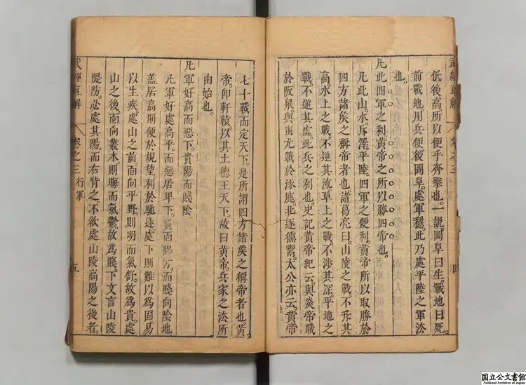 武経直解  選者劉寅（明）／補訂者張居正（明）／校訂者翁鴻業（明）明刊本