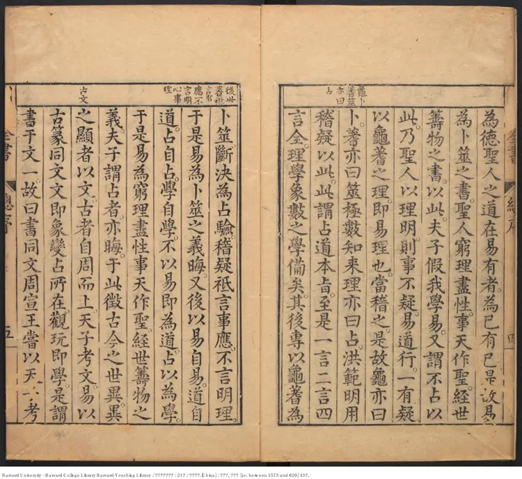 《易學啟蒙》五卷【明】楊時喬撰 出版商:王其玉 明萬曆刊本 《易學啟蒙》五卷【明】楊時喬撰 出版商:王其玉 明萬曆刊本