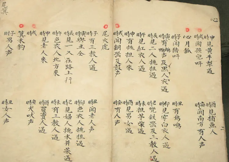 禽星 古本手抄本 禽星 古本手抄本