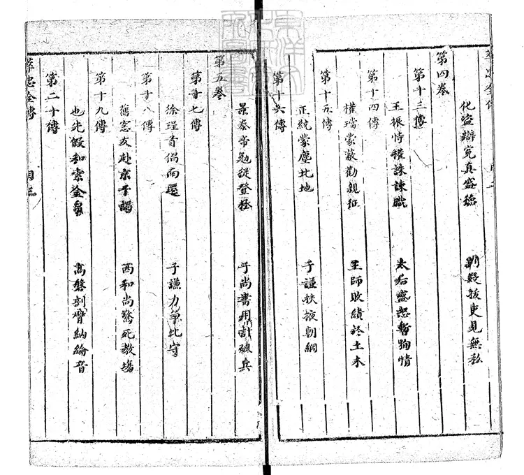 872 于少保萃忠全傳十卷　道光二年務本堂刊本