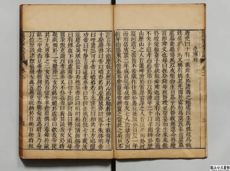 通鑑紀事本末  選者袁枢（宋）／選者沈朝陽（明）／校訂者焦竑（明）