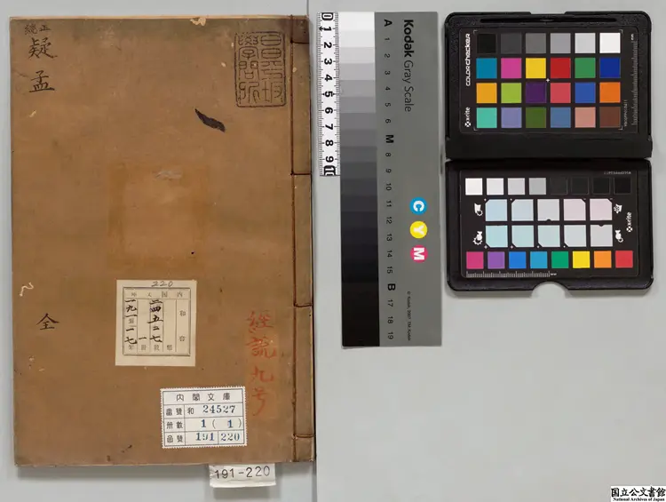 疑孟 著者司馬光（宋）／著者藤野氏春 宝暦02年刊本