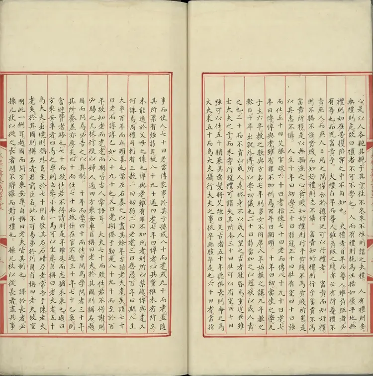 《永乐大典》卷10483至10484礼字明嘉靖隆庆间内府重写本