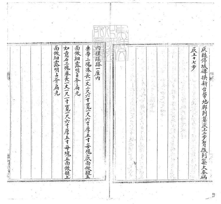 393 貞度門迤西庫門一座續勘做法冊一卷　鈔本