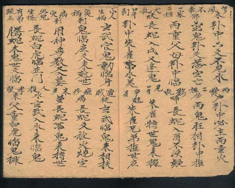 卦占六亲(民国手抄本)