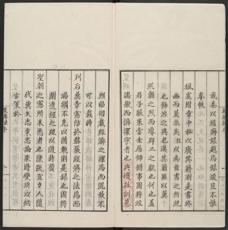 皇明名臣经济录五三卷.明·黄训集.嘉靖三十年刊本