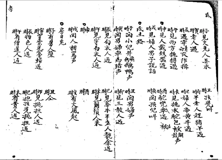 禽星手抄星宿推算+