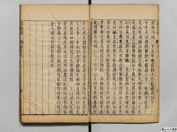 焦太史編輯国朝献徴録  著者焦竑（明）明万暦徐象橒刊本