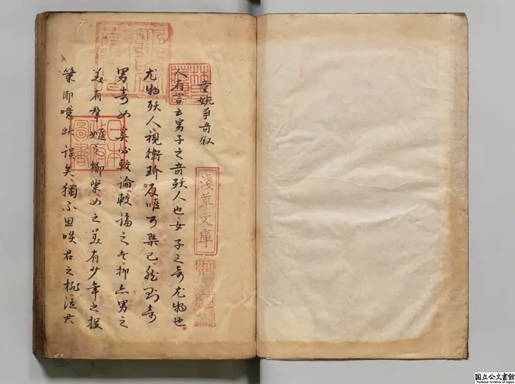 童婉争奇 編者鄧志謨(明)江戸初写本 童婉争奇 編者鄧志謨(明)江戸初写本