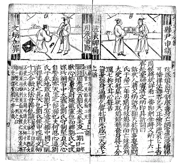 845 新鐫國朝名公神斷李卓吾詳情公案六卷　明存仁堂陳懷軒刊本