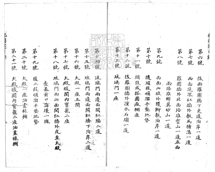 351 妃園寢工程做法冊五十卷　油印本