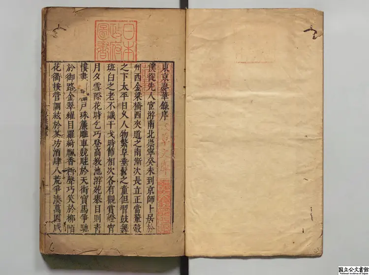 東京夢華録 選者孟元老(宋)/校訂者沈士竜(明)/校訂者胡震亨(明)明刊本 東京夢華録 選者孟元老(宋)/校訂者沈士竜(明)/校訂者胡震亨(明)明刊本