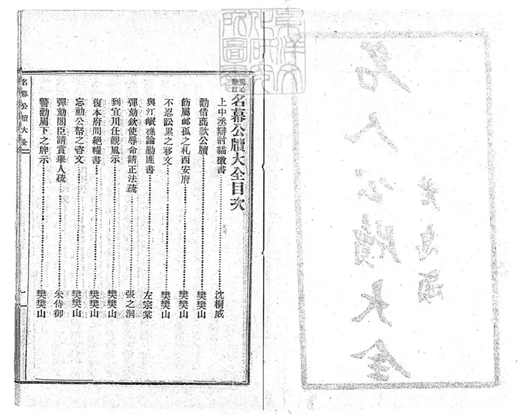 397 [刀筆大全]驚心駭目名幕公牘大全一卷