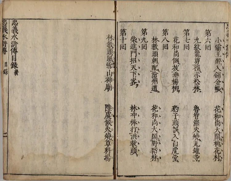 忠义水浒传..卷01至02.明.施耐庵撰.李贽评.日本享保十三年刊本