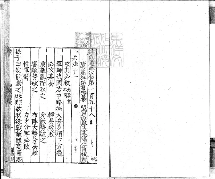81 杜氏通典二百卷　嘉靖中雲南李氏刊本