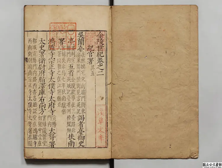 金陵世紀 著者陳沂(明)/補訂者金鸞(明) 明隆慶03年刊本 金陵世紀 著者陳沂(明)/補訂者金鸞(明) 明隆慶03年刊本