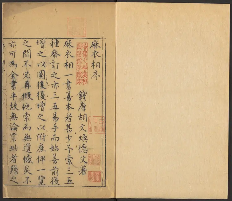 明代万历年麻衣相神异赋金锁赋各一卷