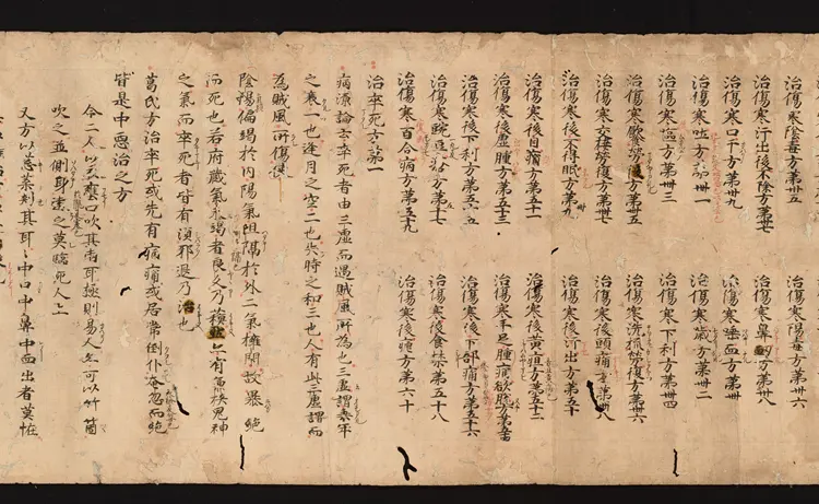 医心方.丹波康赖撰.14.卷十四.总三十卷.十二世纪抄本.东京国立博物馆藏 医心方.丹波康赖撰.14.卷十四.总三十卷.十二世纪抄本.东京国立博物馆藏