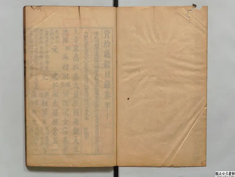 資治通鑑目録 選者司馬光(宋)明崇禎02年刊本 資治通鑑目録 選者司馬光(宋)明崇禎02年刊本