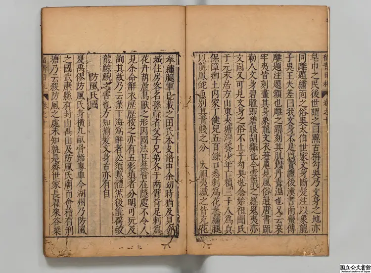 留青日札 選者田芸蘅（明）／校訂者徐懋升（明）明万暦刊本