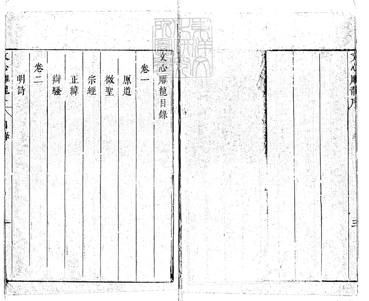 575 文心雕龍十卷 嘉靖中古歙余氏刊本 575 文心雕龍十卷 嘉靖中古歙余氏刊本