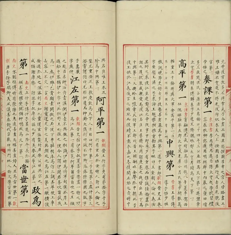 《永乐大典》卷20308至20309一字等明嘉靖隆庆间内府重写本