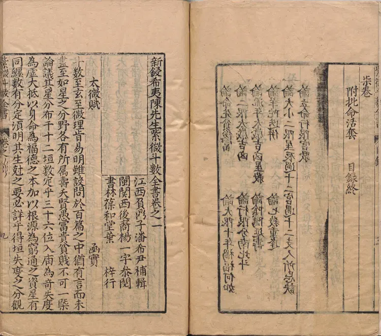 新锓希夷陈先生紫微斗数全书.七卷.宋.陈抟撰.明.潘希尹补.明代南阳堂刊本 新锓希夷陈先生紫微斗数全书.七卷.宋.陈抟撰.明.潘希尹补.明代南阳堂刊本