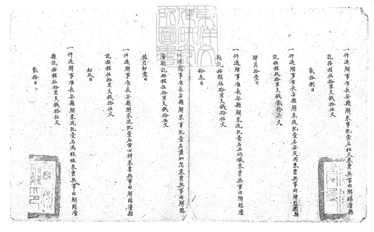 128 陝西西安府造具所屬咸甯等州縣光緒參拾年分支過遞犯口糧奏銷冊不分卷　光緒三十一年鈔本