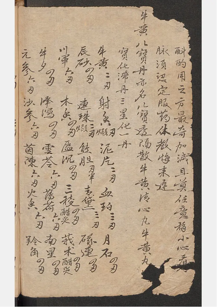 医方集抄录 医方集抄录