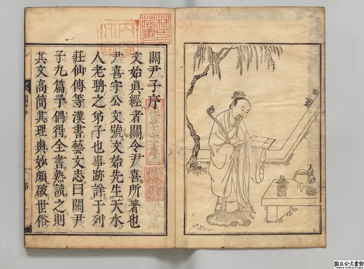 文始真経甲 校訂者白井真純 元文05年刊本