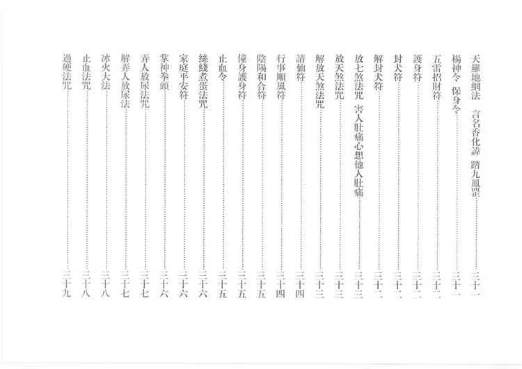 鲁班经符法经文册残贫孤合本 鲁班经符法经文册残贫孤合本