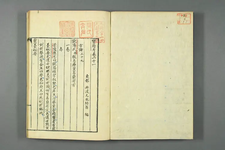 医籍考卷六十一六十二，方论三十九四十