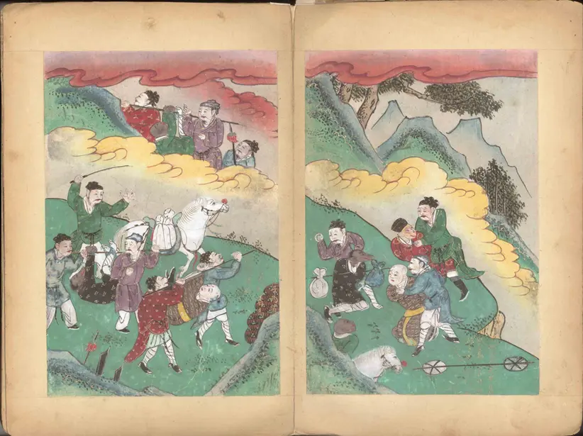 唐玄奘法师西天取经全图