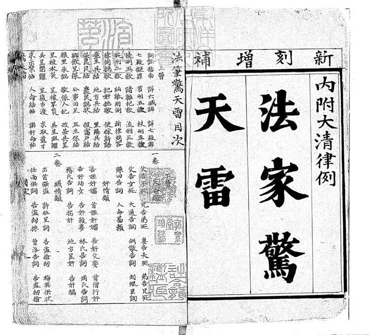 303 新刻法筆驚天雷四卷 鈔本 303 新刻法筆驚天雷四卷 鈔本