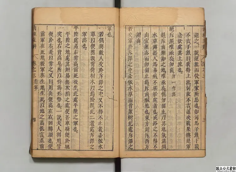 武経直解  選者劉寅（明）／補訂者張居正（明）／校訂者翁鴻業（明）明刊本