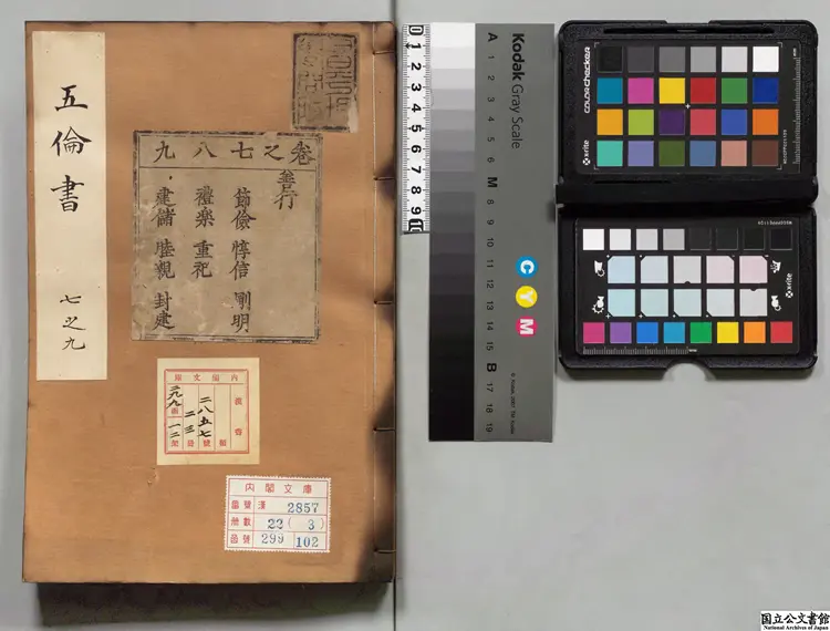 五倫書乙 著者宣宗（明） 寛文08年刊本