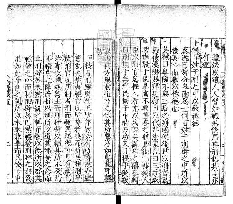 415 大學衍義補一百六十卷首一卷 嘉靖三十八年福建吉澄等校刊本-3 415 大學衍義補一百六十卷首一卷 嘉靖三十八年福建吉澄等校刊本-3