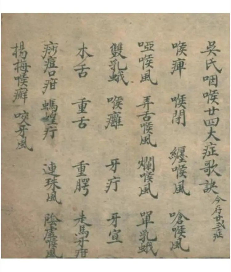 咽喉秘集60页 咽喉秘集60页