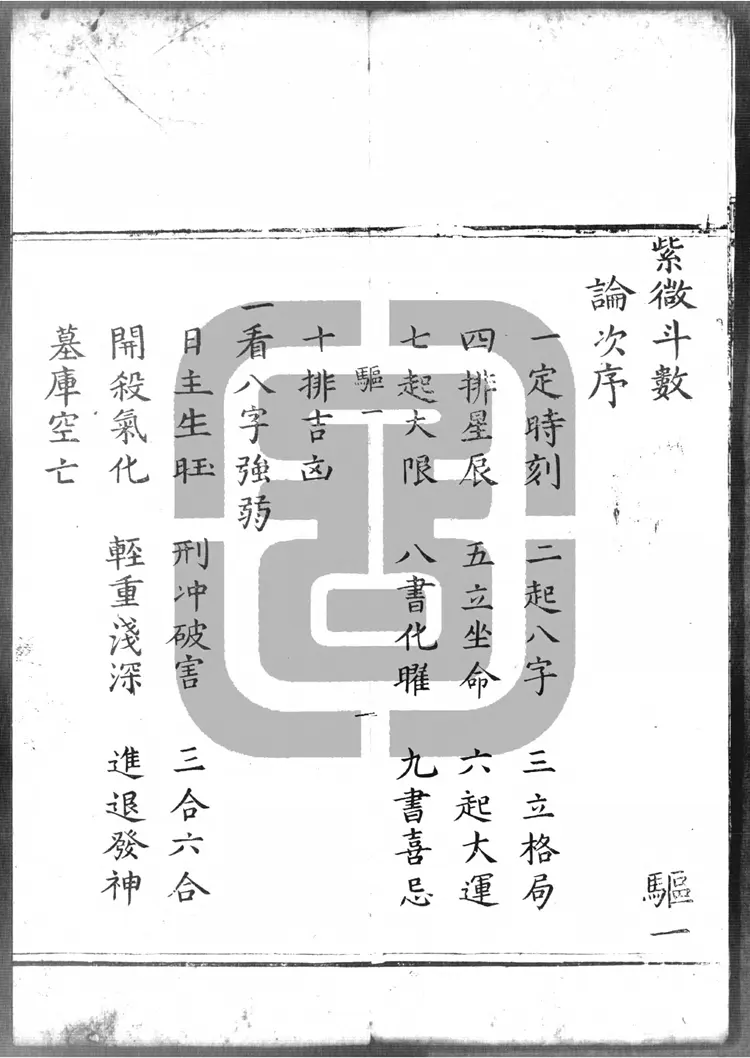 紫微斗数卷之一